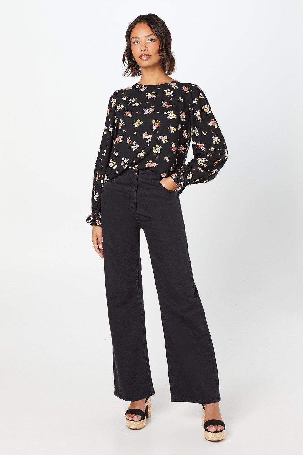 Dorothy Perkins Ditsy Floral Long Sleeve Blouse