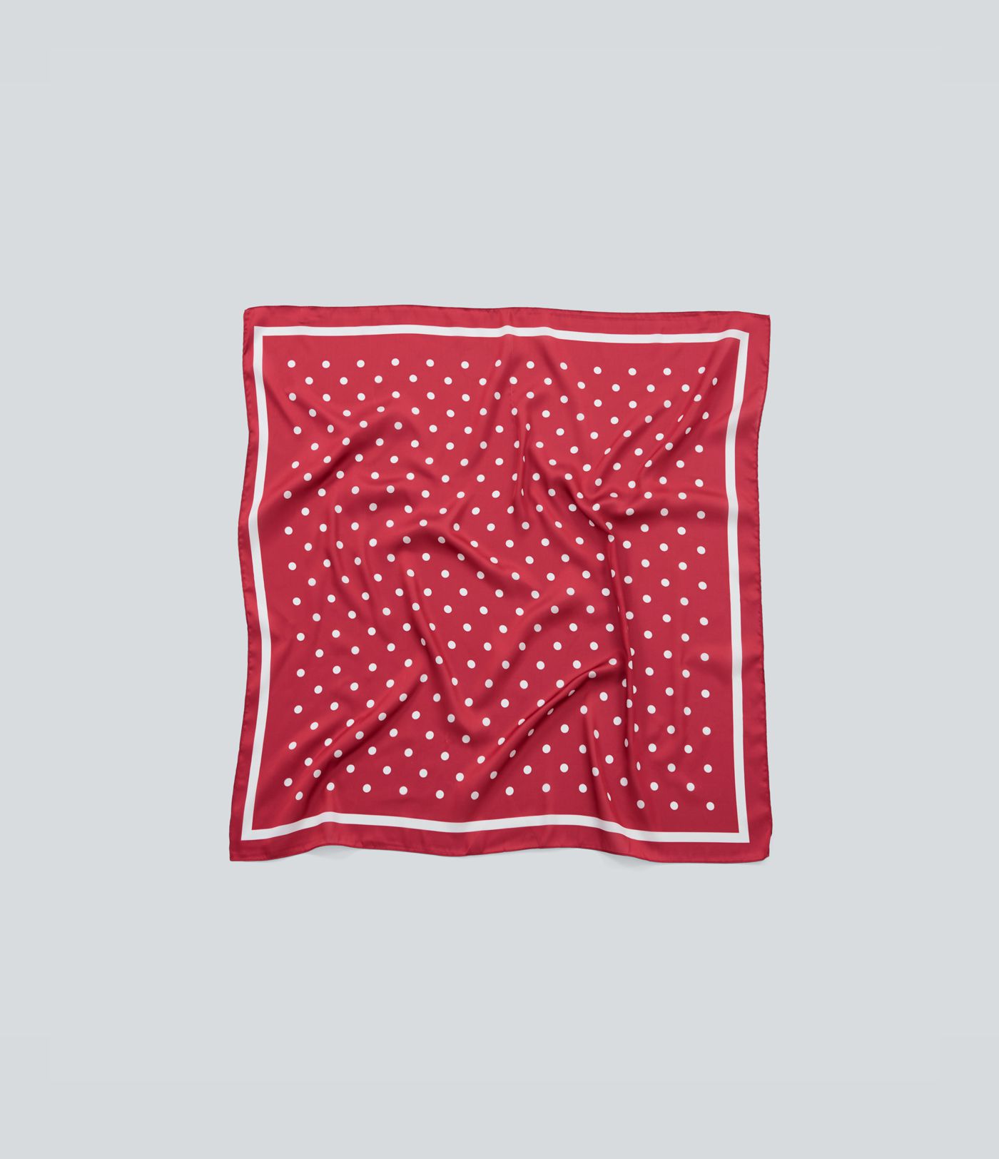 Foulard carré à pois