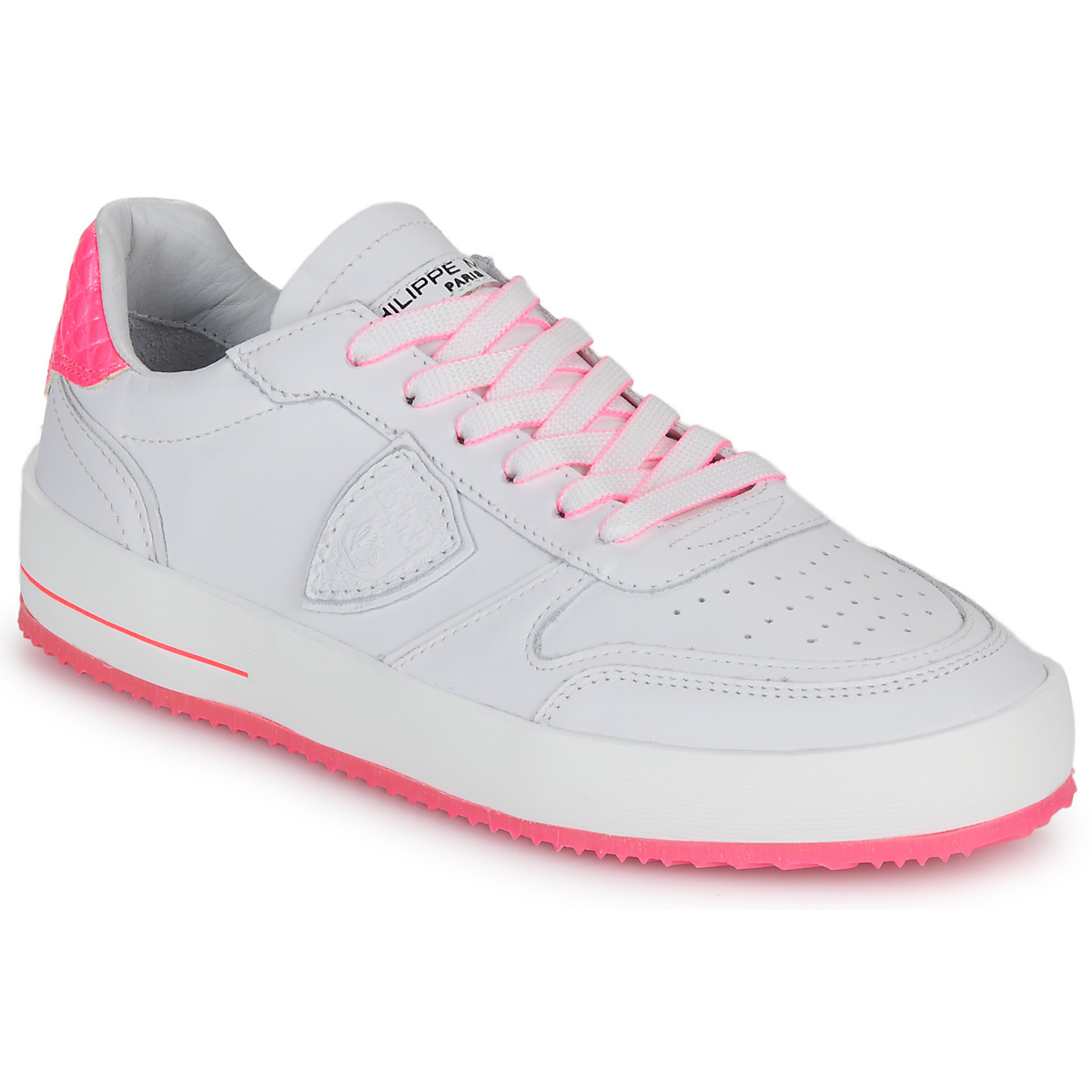 Philippe Model - NICE LOW WOMAN - White / Pink