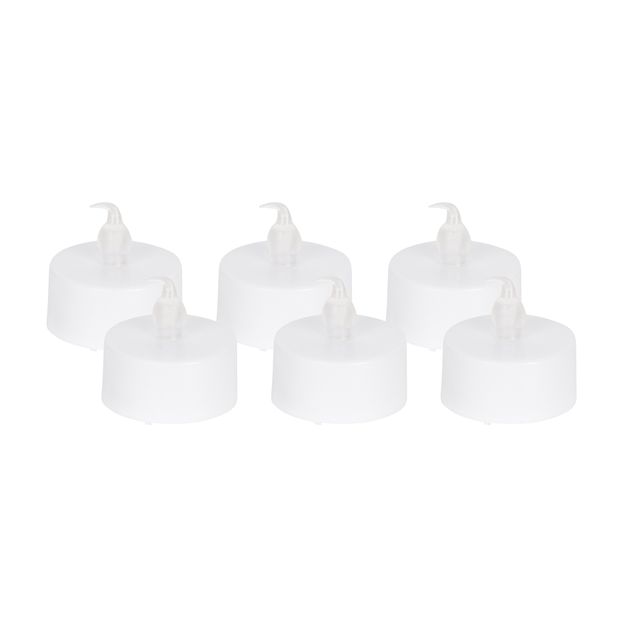 VELA LED RÉCHAUD COM 6 BRILLA