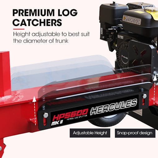 NNEMB 20 Tonne Petrol Hydraulic Towed Wood Log Splitter-HPS600