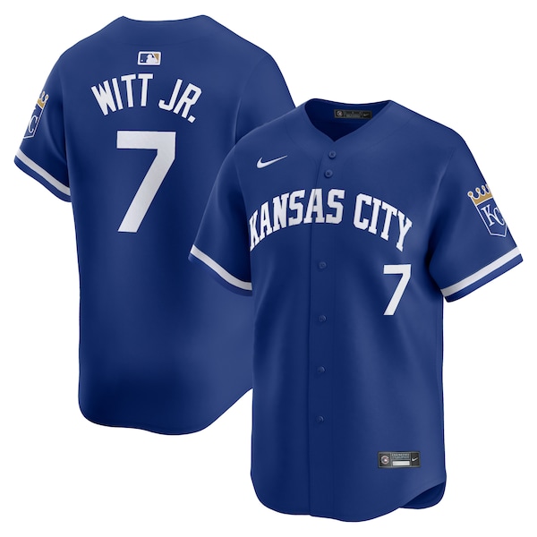 Bobby Witt Jr. Kansas City Royals Nike Alternate Limited Player Jersey – Royal