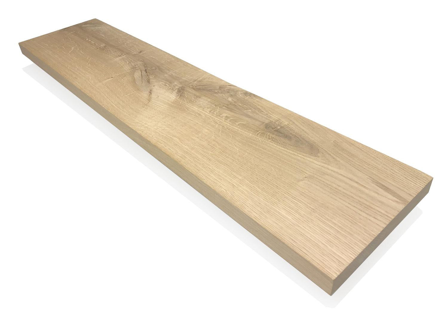Woodbrothers Rustiek eiken 25mm plank massief recht 120x24cm