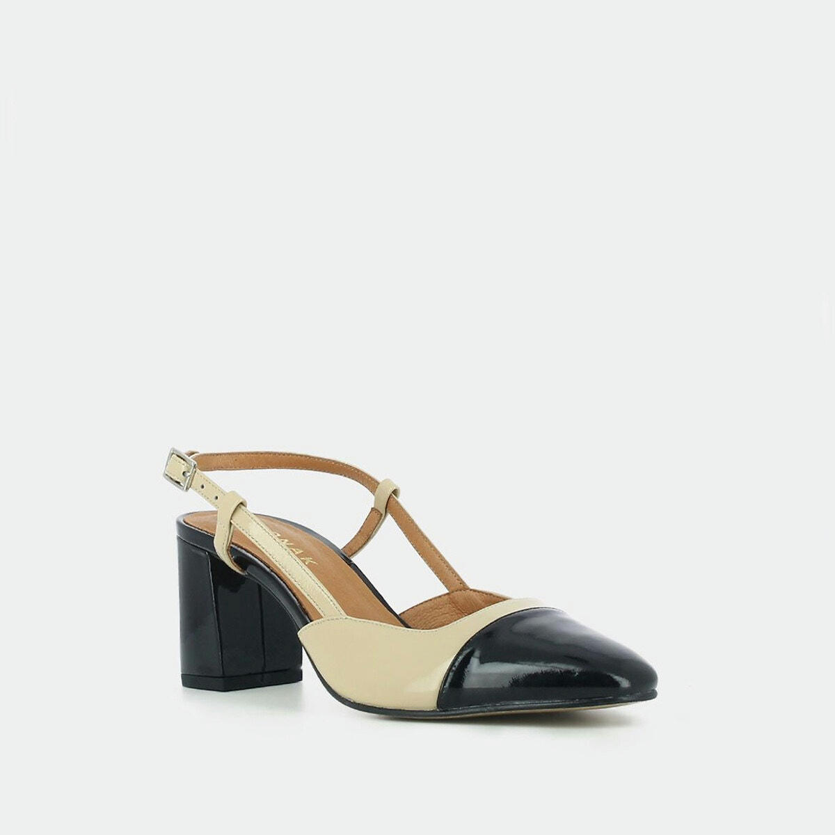 Escarpins slingback en  cuir Dhapop