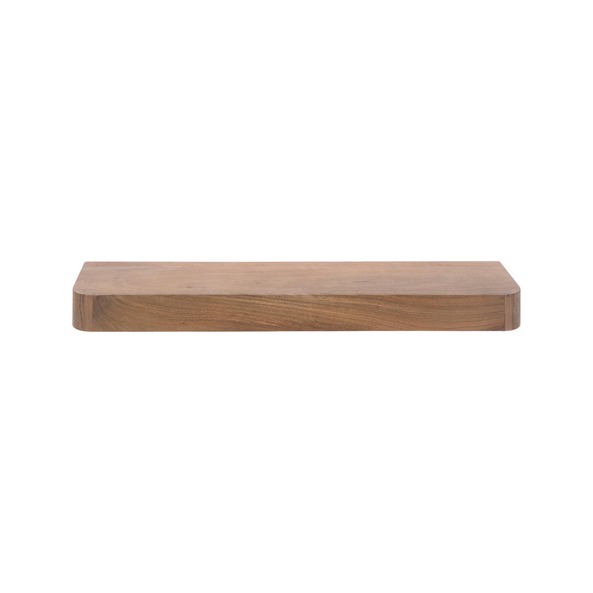 Giga Meubel Wandplank Carve - Bruin Hout - 100x25x8cm