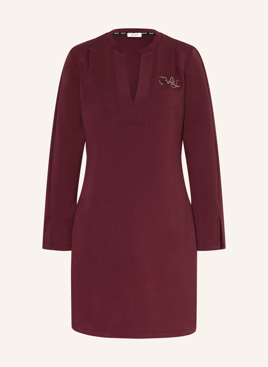 LIU JO Sweatkleid mit Schmucksteinen