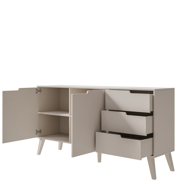 Komoda NIVARO 160 cm z szufladami do salonu kaszmir