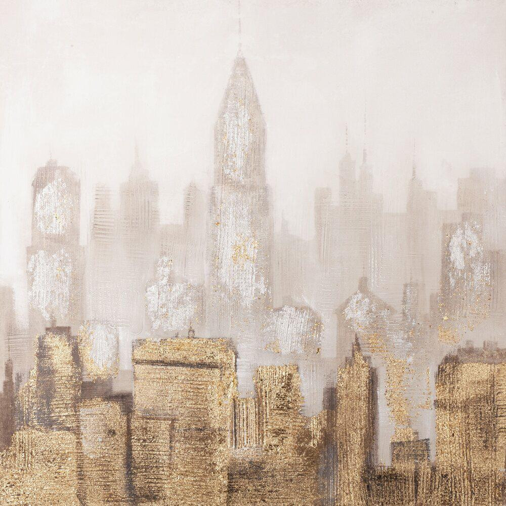 Obraz METROPOLIS 80x80 cm - Nowoczesny pejzaż