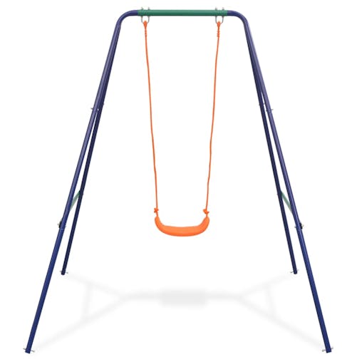 NNEVL 2-in-1 Single Swing and Toddler Swing Orange