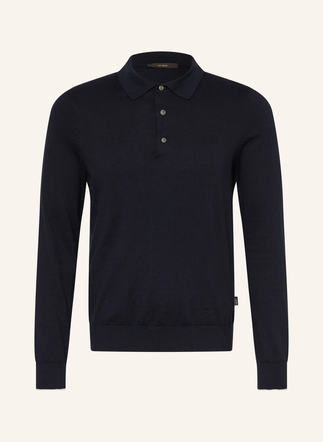 windsor. Strick-Poloshirt CASHMILO