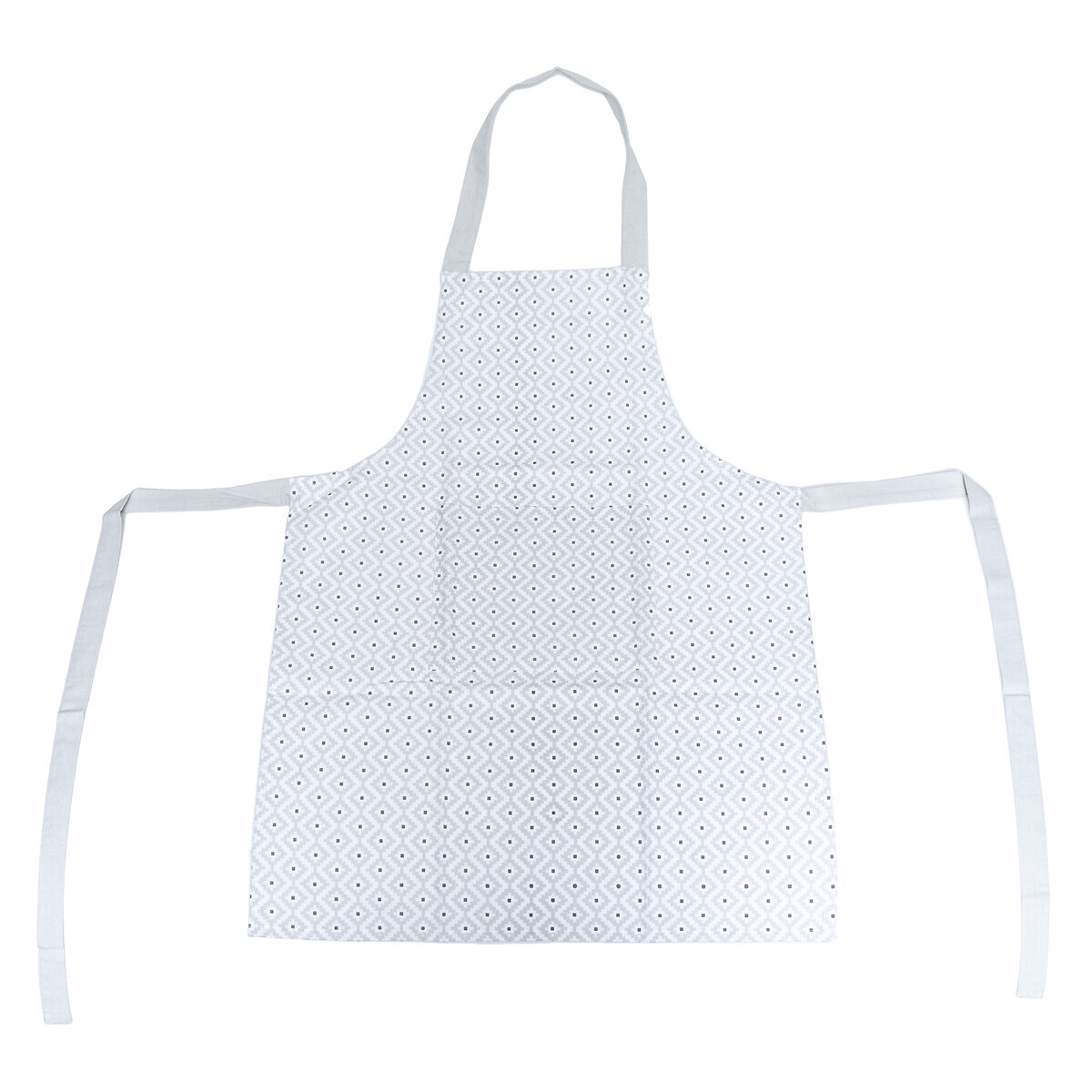 Apron cotton "Etnik" Grey, 60x80 cm
