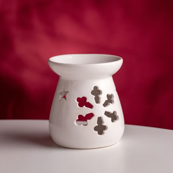 Kominek RINDA ceramiczny świąteczny 10x11 cm
