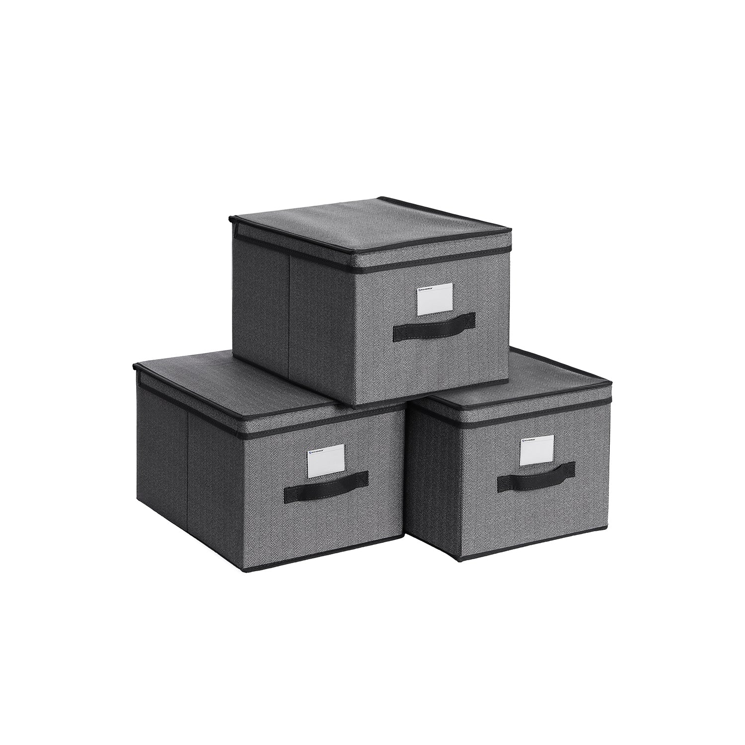 Boîte de rangement en tissu non-tissé pliable