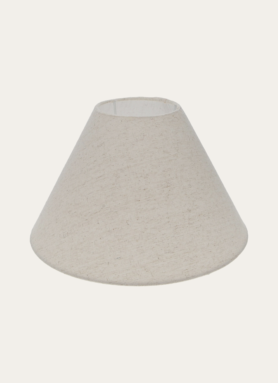 ABAT-JOUR CONIQUE UNI – EFFET LIN SABLE