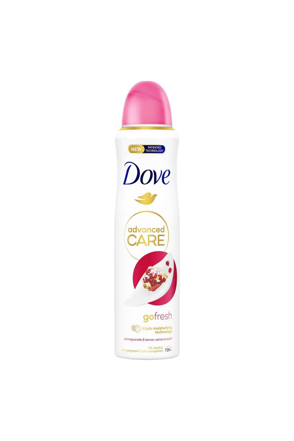 Dove Antiperspirant' Pomegranate & Lemon Deo for Women, 3x 150ml