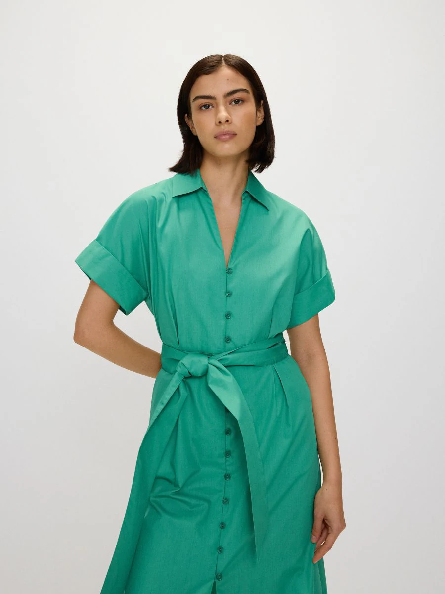 Midi Shirt Dress