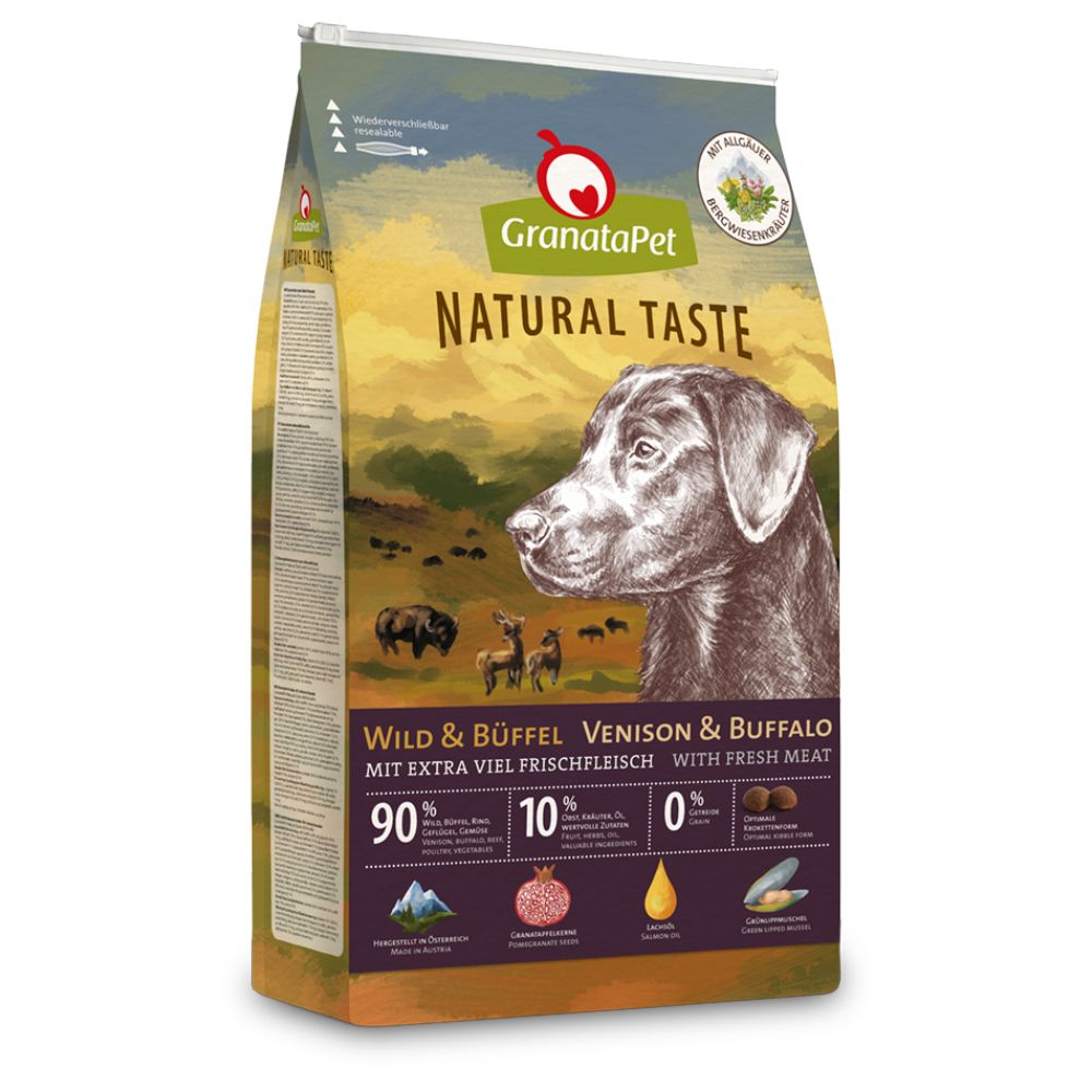 GranataPet Natural Taste dry food Game & Buffalo