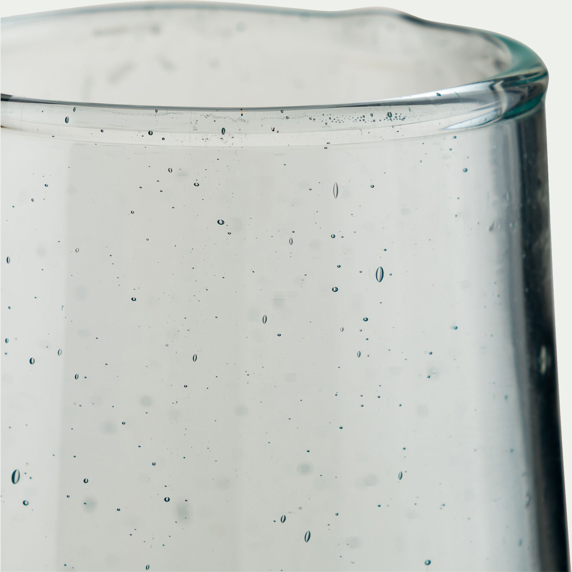 SAVEL - Vase conique en verre D6xH12cm - transparent
