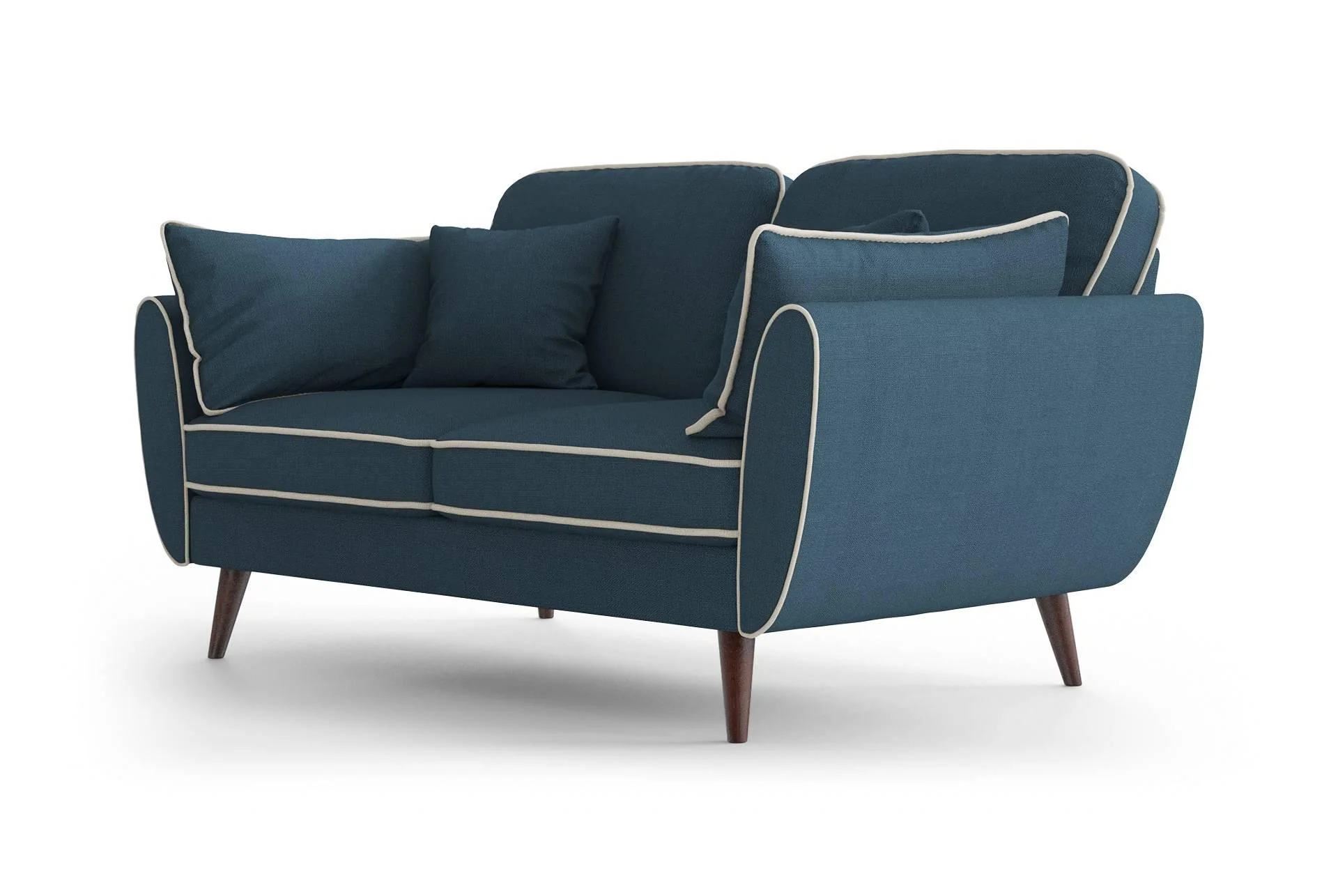 2-zitsbank Zara linnen met contrast piping