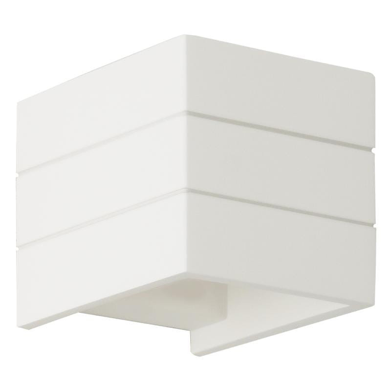 Kinkiet biały KRIS 1xG9x40W wym:11x11x11cm IP20 Lampex