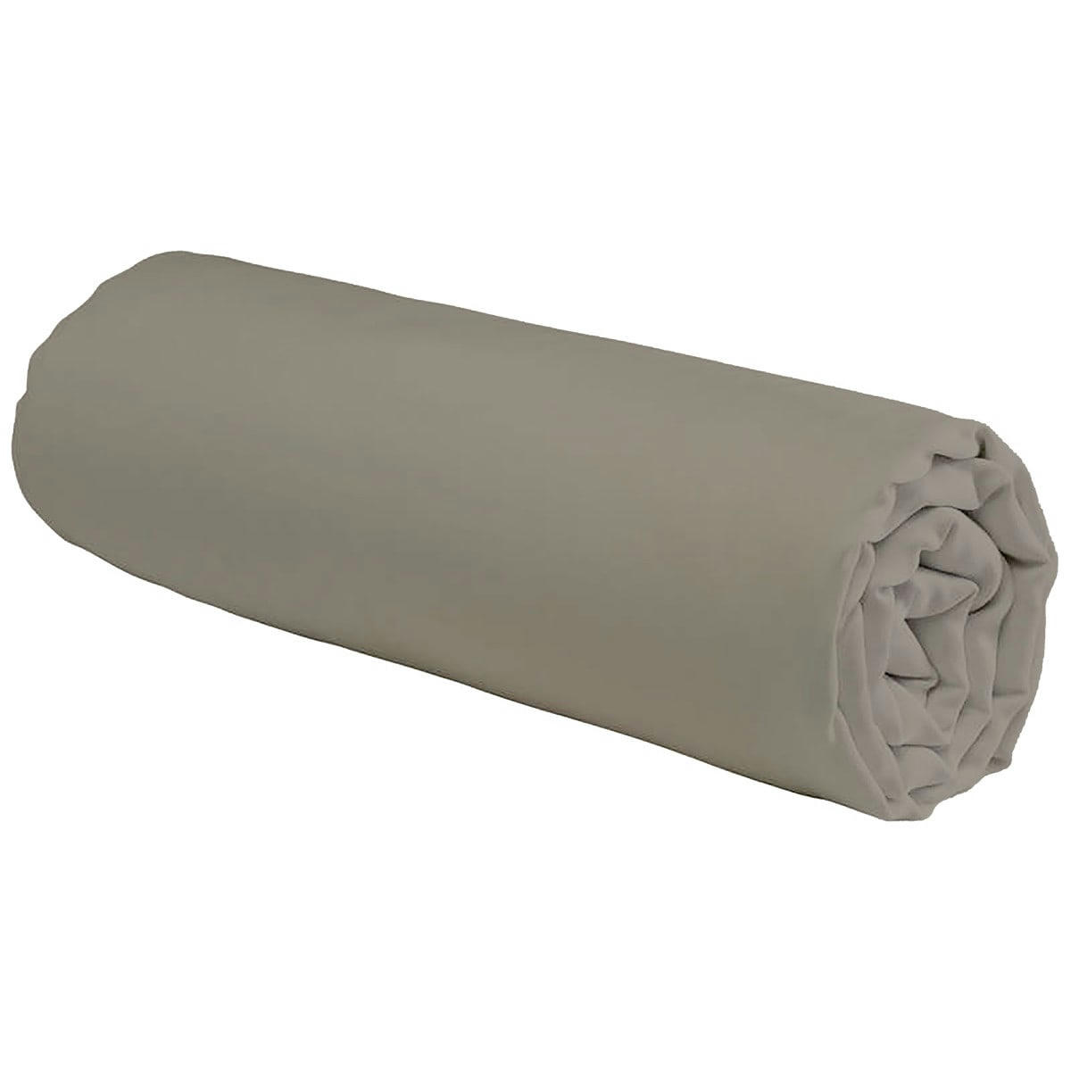 COTON UNIS - Drap housse coton  uni vison 140x200cm