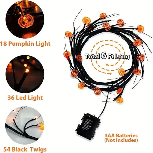NNETM Enchanted Grove Halloween Lights: Willow Whispers