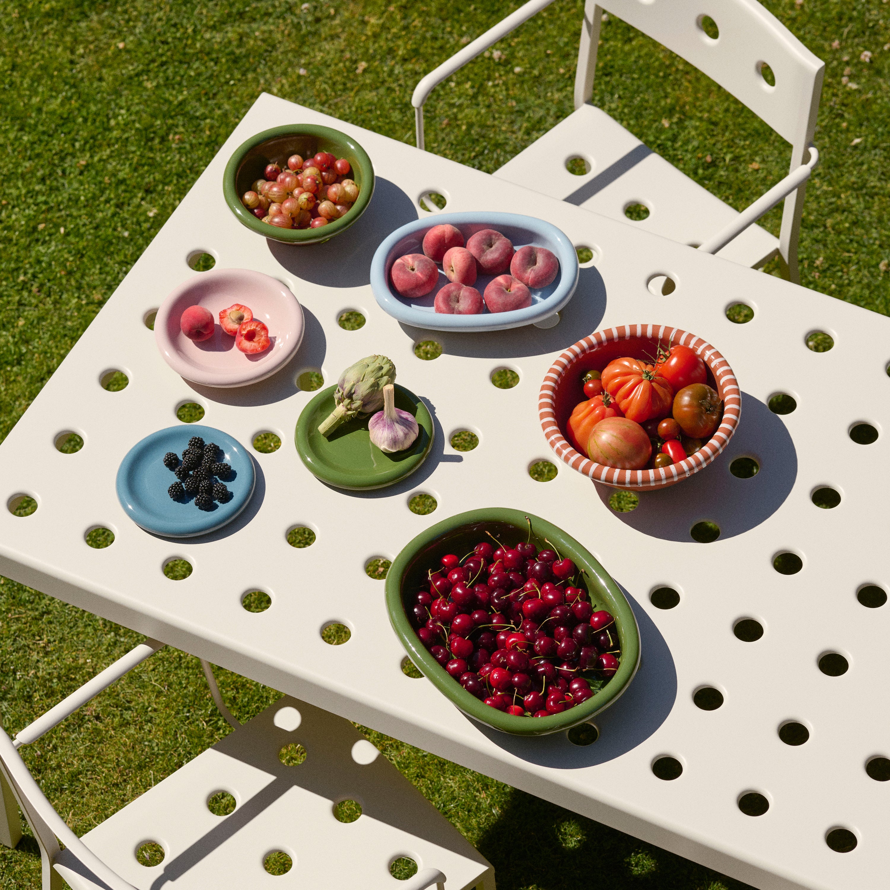 HAY Barro Ovale Schaal - Large - Groen