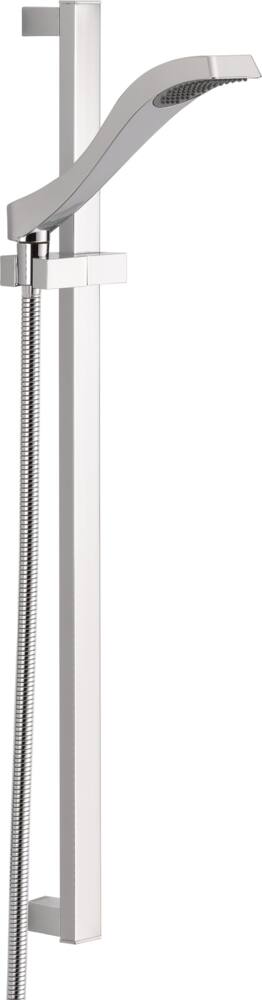 Delta Faucet Dryden Premium Single Setting Spray Handheld Shower Head with Slide Bar, Assorted Finishes