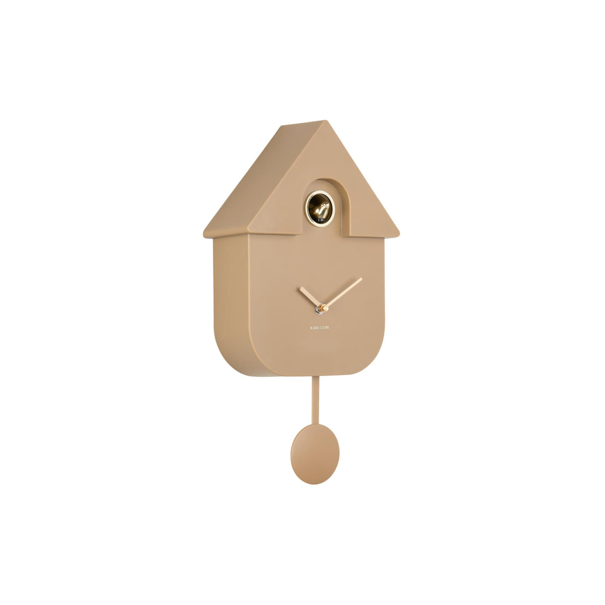 Karlsson wandklok Modern Cuckoo Oro - bruin - 21.5x8.5x41cm