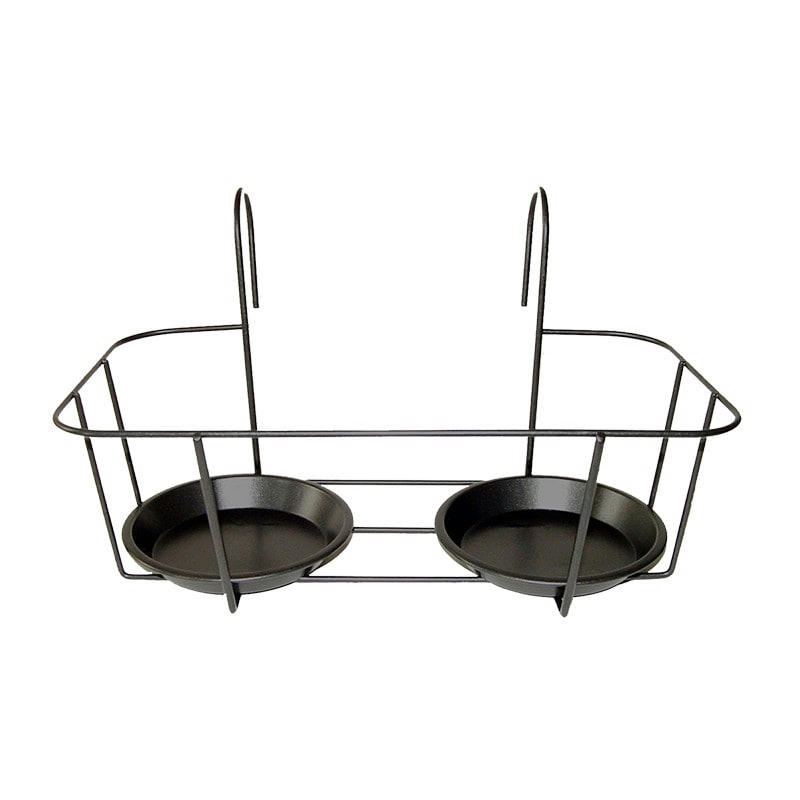 - Support 2 pots pour balcon 26cm
