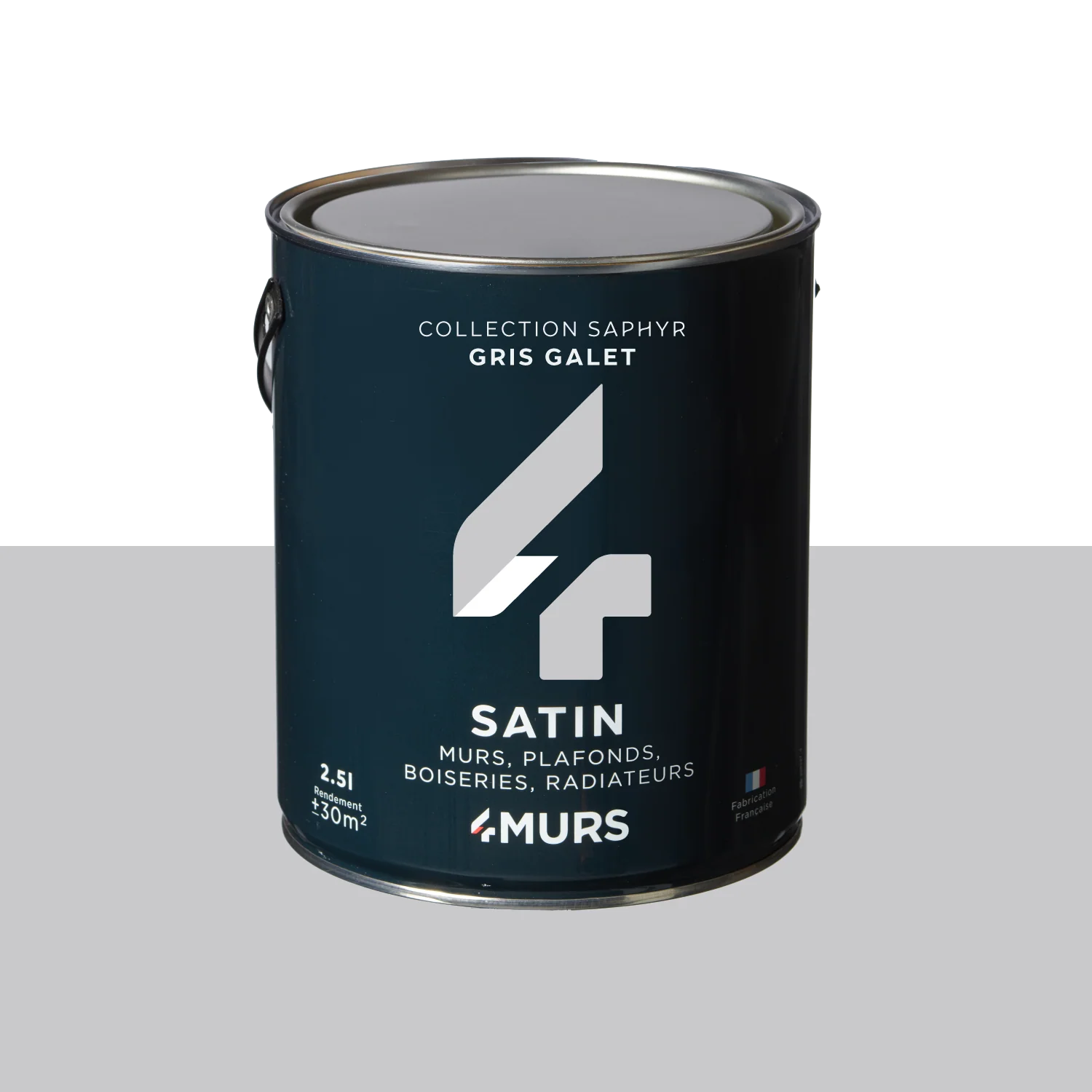 Saphyr Peinture Multi-supports Peinture gris galet Satiné