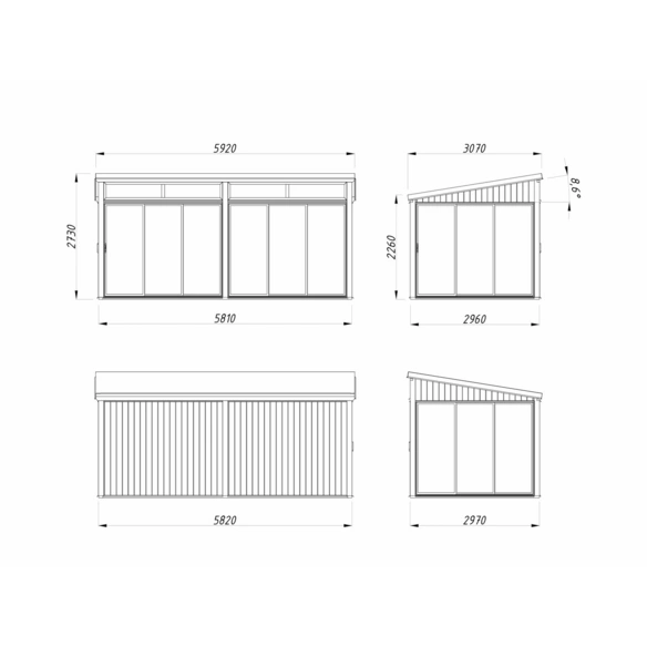 Gartenhaus »Saga«