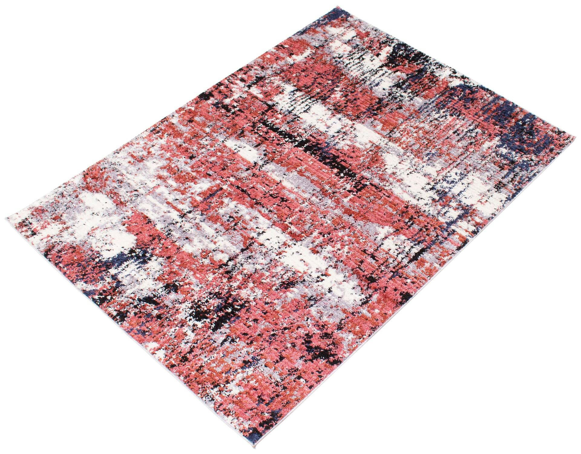 ECARPET Morocco Marble Indoor Area Rug, Pink, Assorted Sizes
