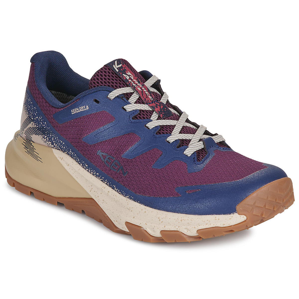 Keen - TARGHEE APEX WP - Bordeaux / Blue