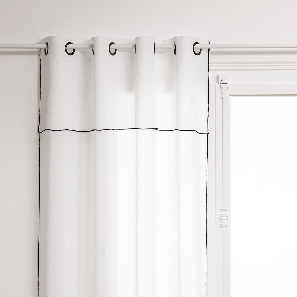 Veiling "Fred" White, 140x240 cm