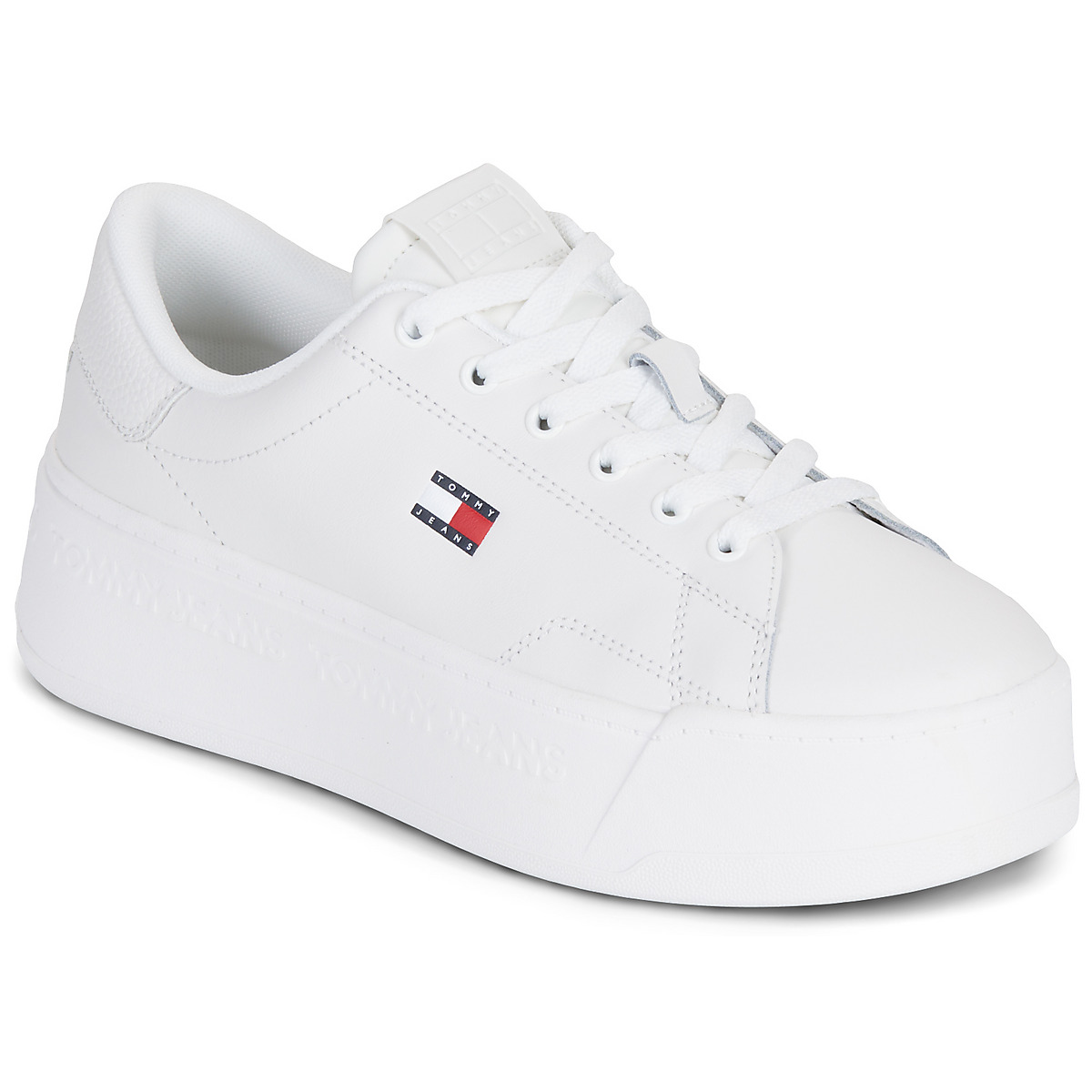 Tommy Jeans - PLATFORM LOGO SNEAKER - White