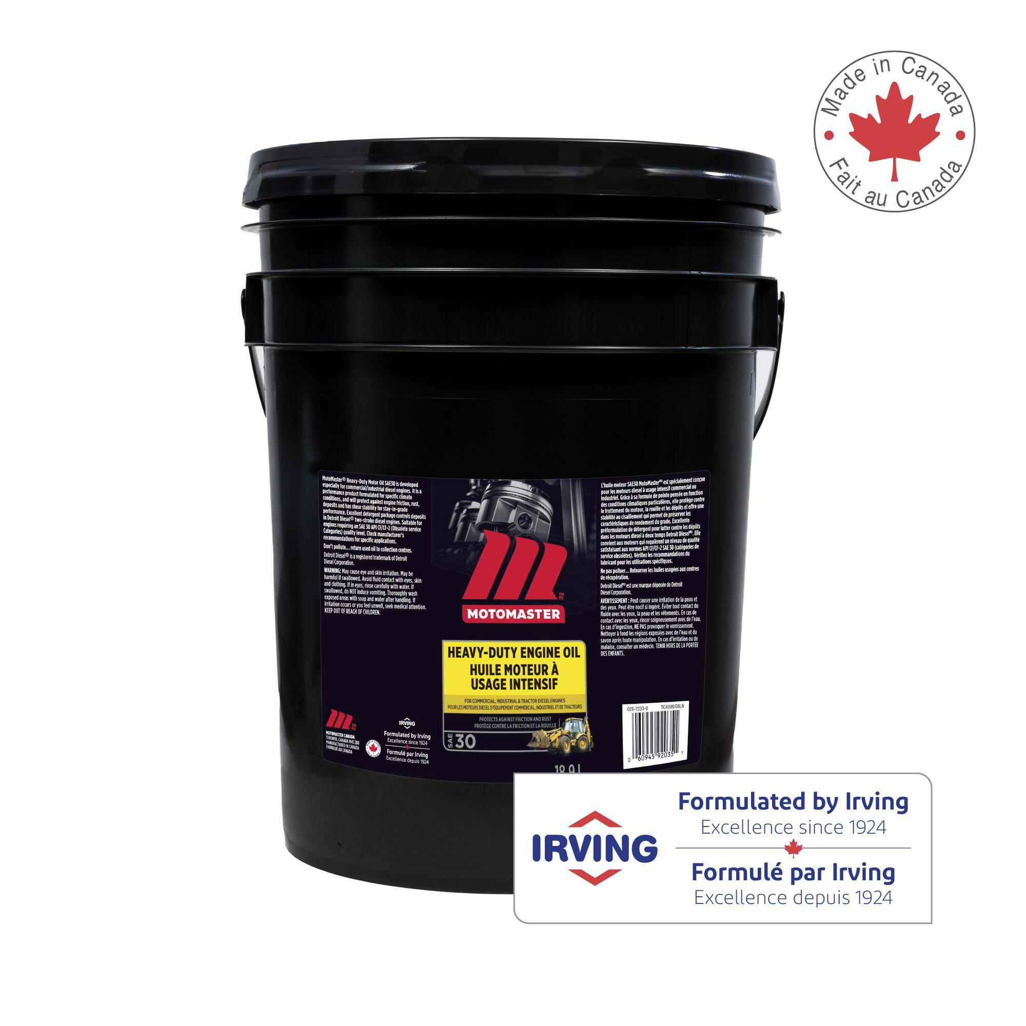 MotoMaster Heavy-Duty Engine Oil SAE 30, 18.9-L