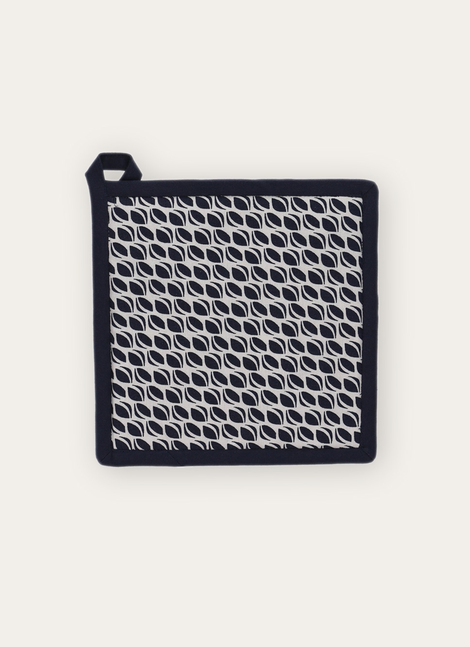 MANIQUE DE CUISINE EN COTON IMPRIMÉ VERT CEDRE