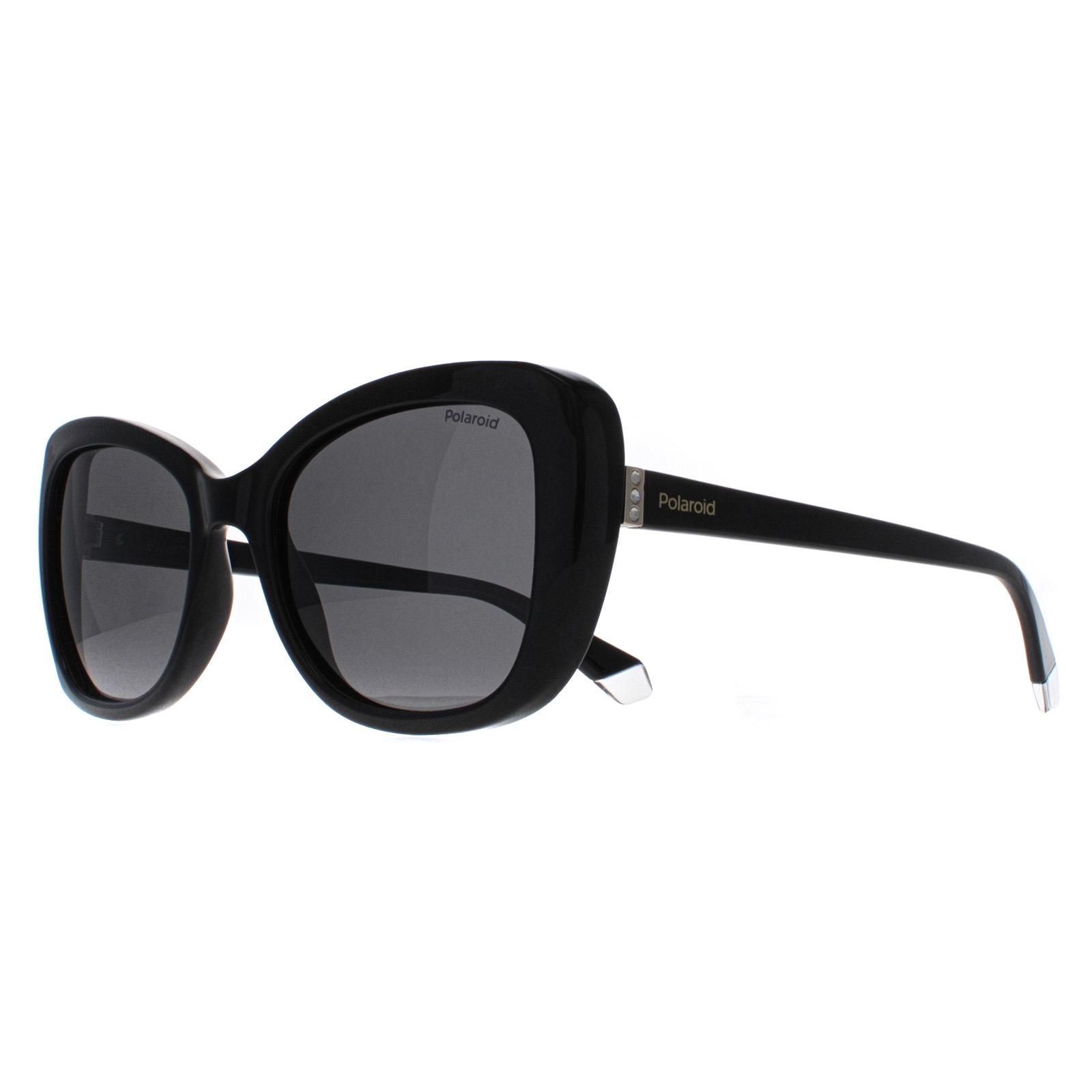 Polaroid Butterfly Black Grey Polarized PLD 4132/S