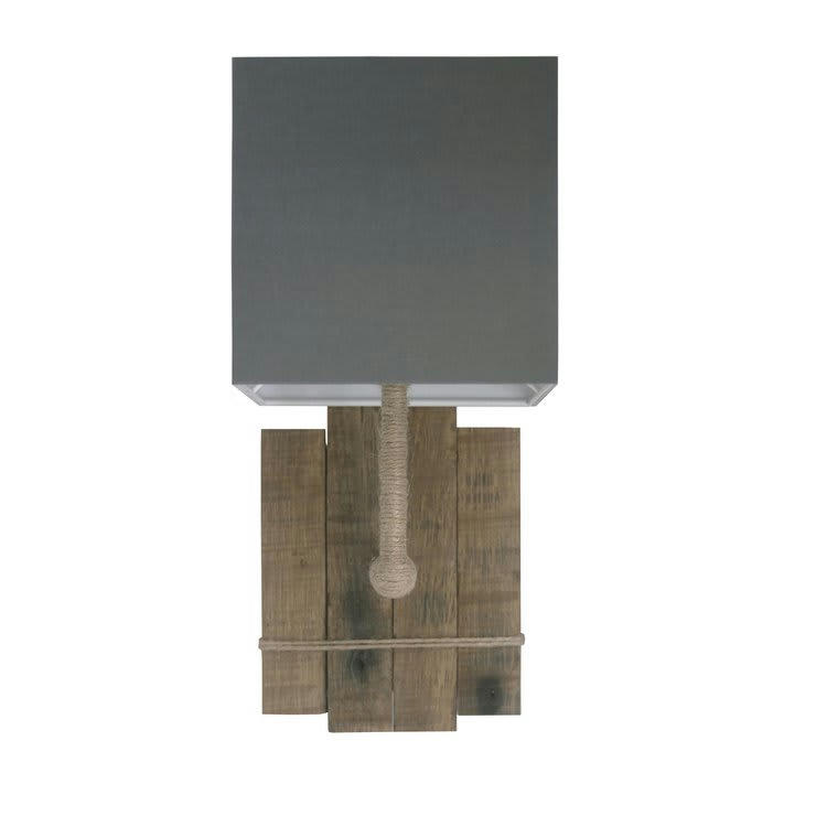 DUNE - Applique murale en bois gris
