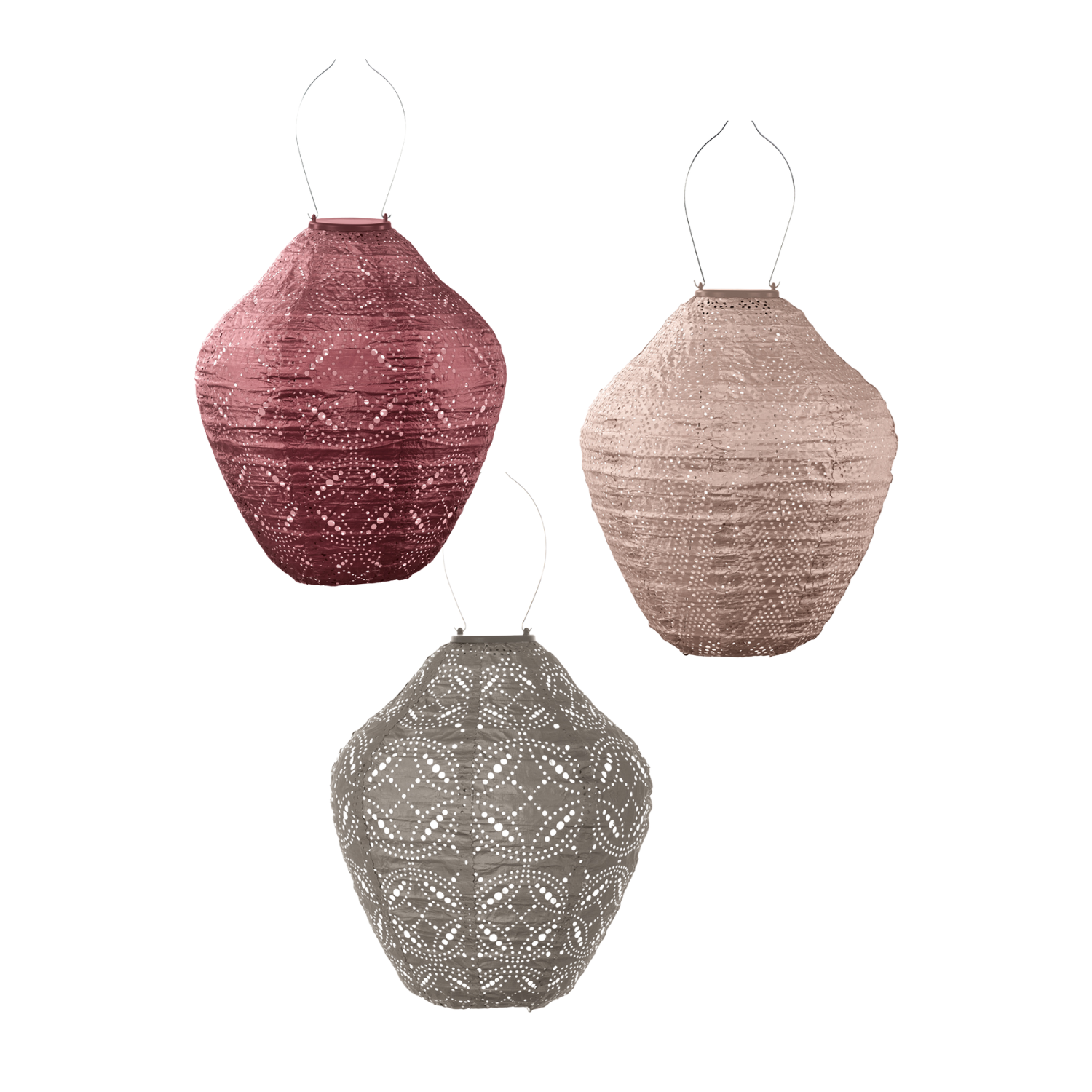 Lumiz solar lampion - jar set - 3 stuks