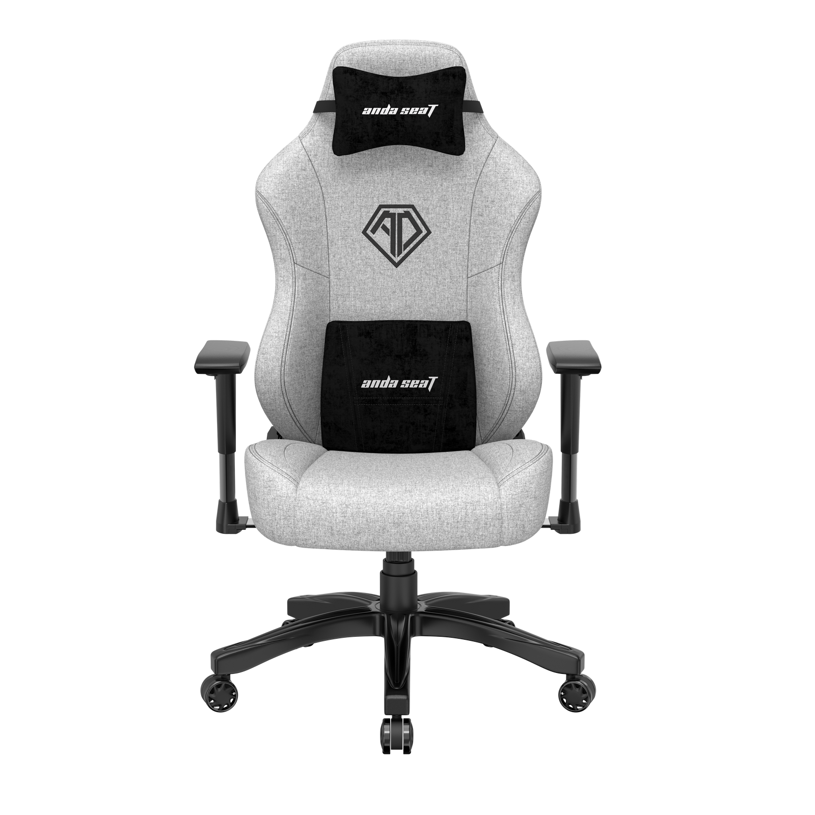 Fotel gamingowy materiałowy Anda Seat Phantom 3 L szary