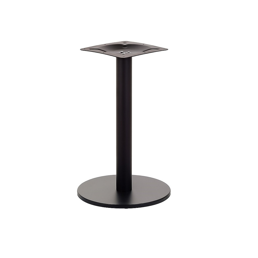 Noga do stolika okrągła 40 cm okrągła Czarna Metal