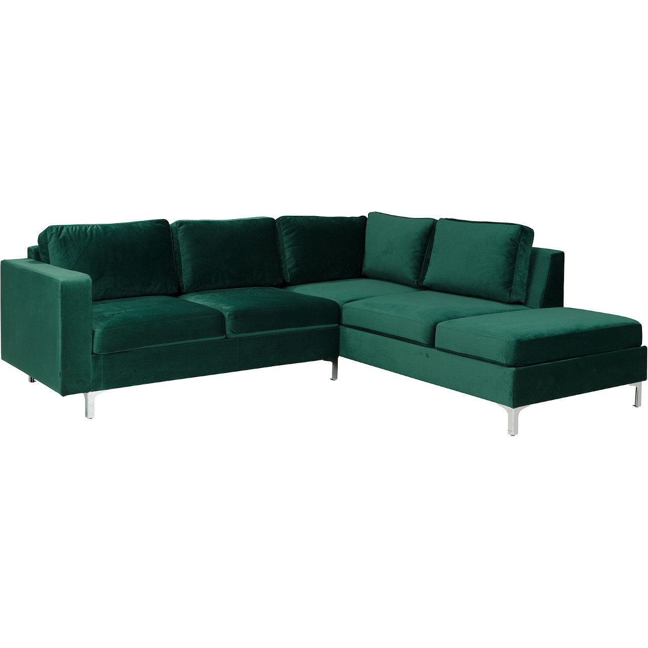 Narożnik ARLANDO VELVET tiffany 10 prawy