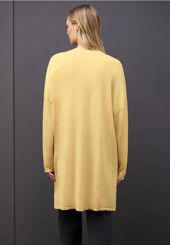 Langer Feinstrickcardigan