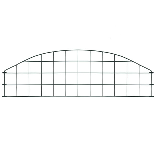 Panel Ogrodzeniowy Ogrodzenie Płot Stal 77,3x26 cm Zielony