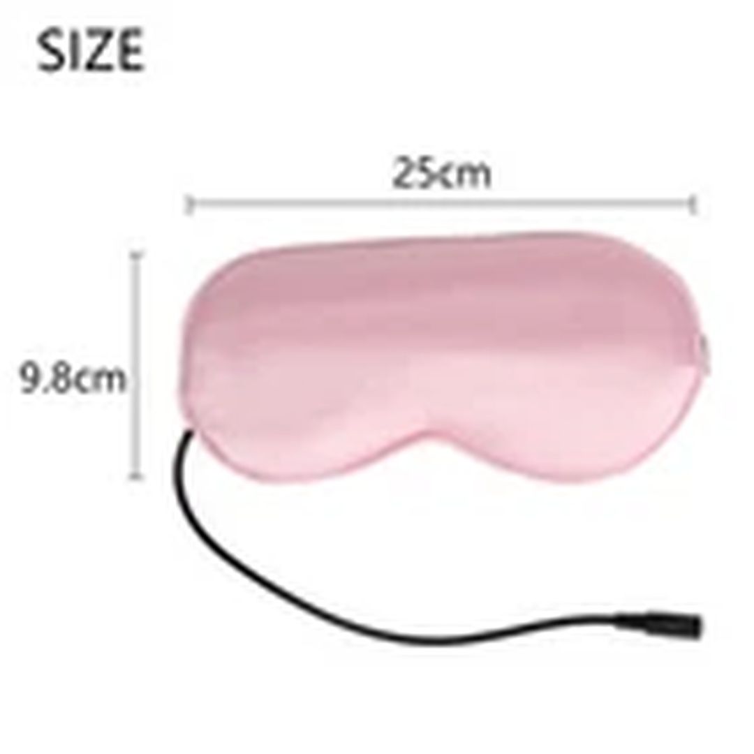 Havendro Pink USB Heated Eye Mask Warm Eye Heating Pad for Sleep Dry Eyes