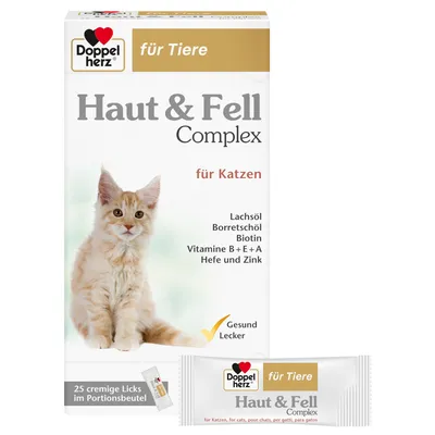 Doppelherz Skin & Fur Complex for cats