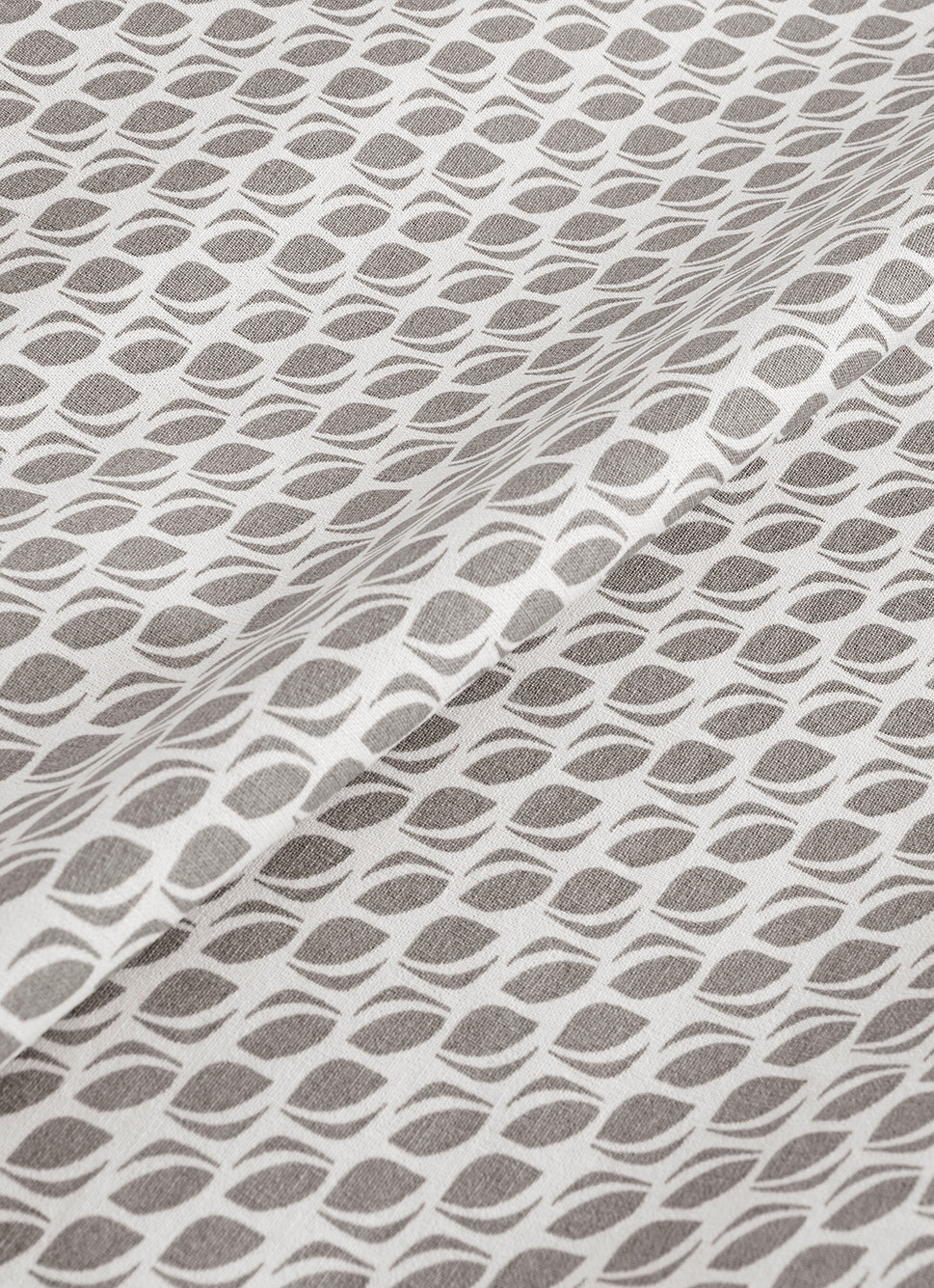 NAPPE ENDUITE IMPRIMÉ GRAINS DE CAFÉ BLANC/GRIS