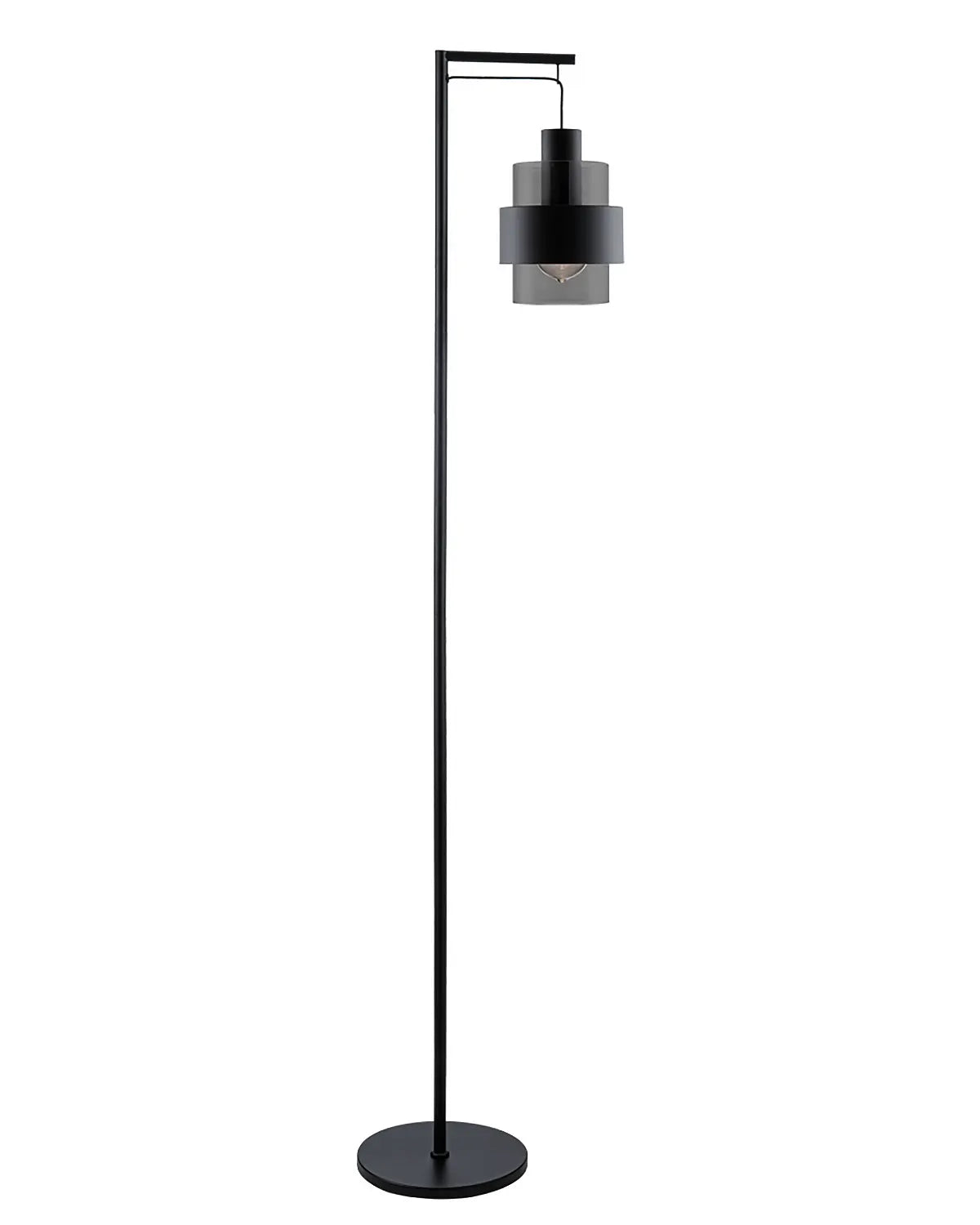 Freelight vloerlamp Chiasso - 1 lichts - 28 x 170  cm - zwart